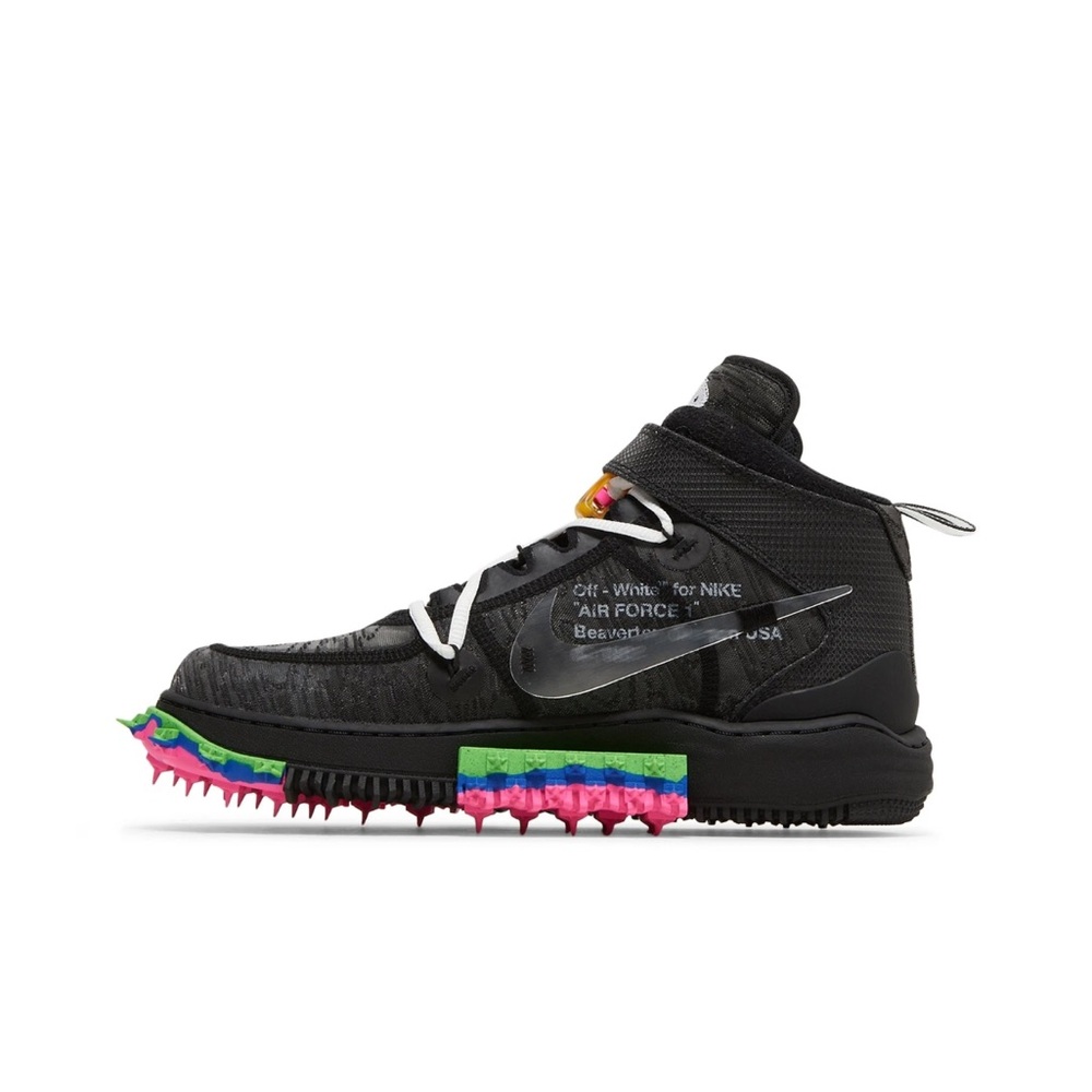 Off-White Men's Black Multi-Color High-Top Sneakers Make Offer!!!! - Picture 2 of 7